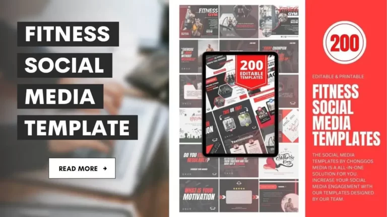 fitness social media templates, media templates, social media strategy template, social media post template, social media audit template, social media marketing proposal, media plan template