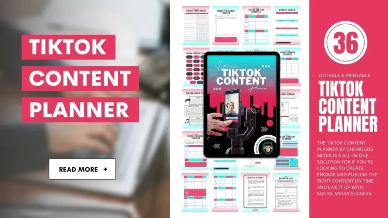 tiktok content planner, tik tok content planner, tiktok content planner template, planning tiktok content, tiktok post planner